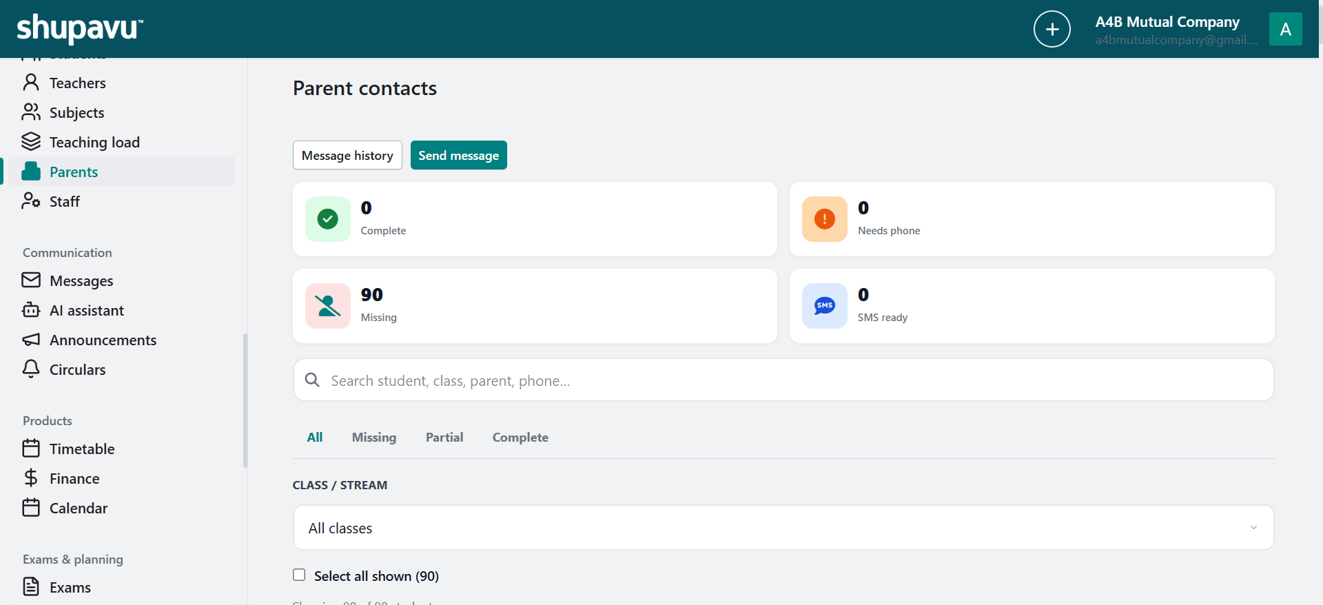 Parent and staff access illustration
